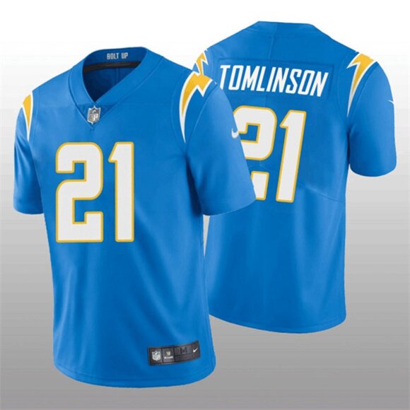 Mens Youths Kids Womens LaDainian Tomlinson Blue Vapor Stitched Jersey